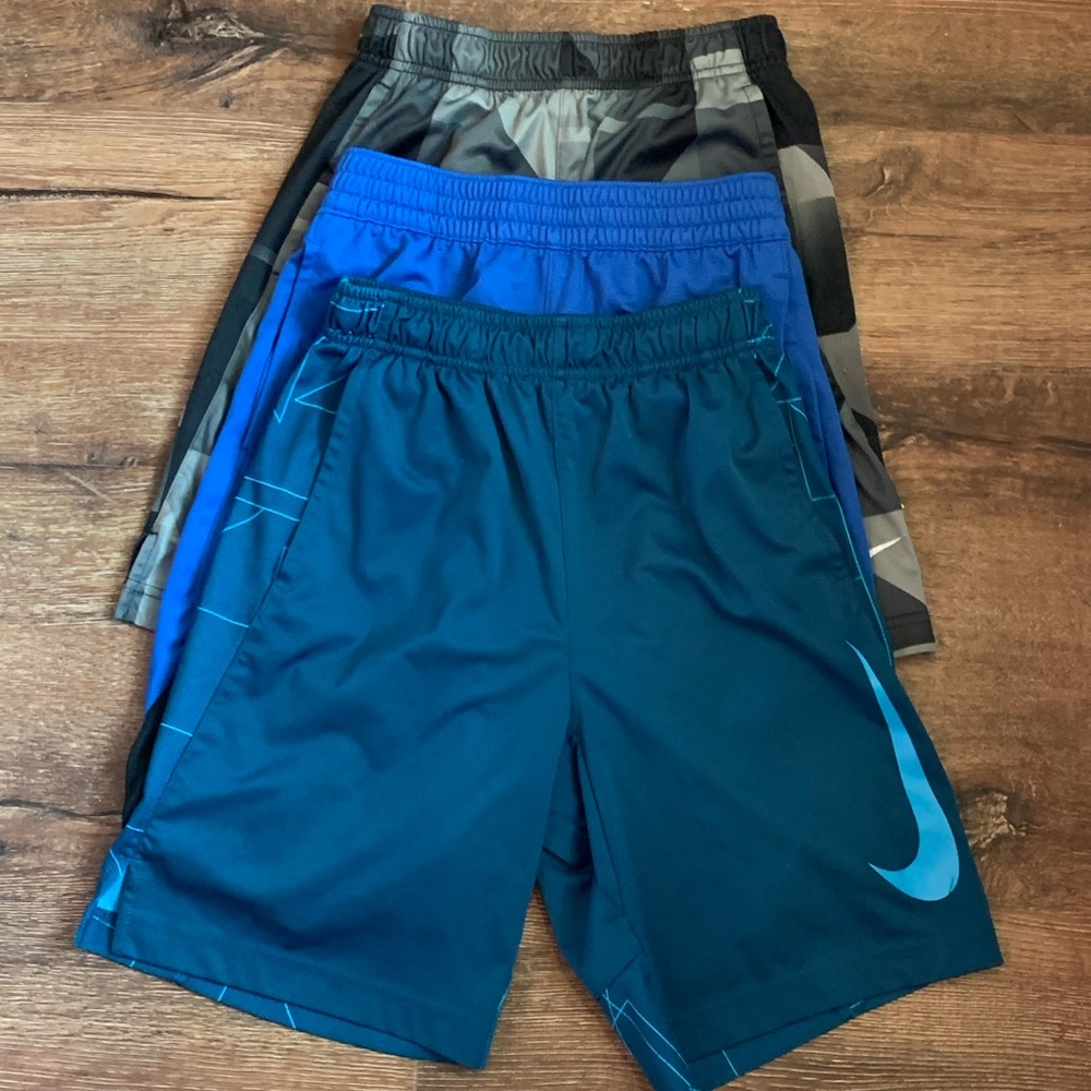 3 pairs of boys bike shorts